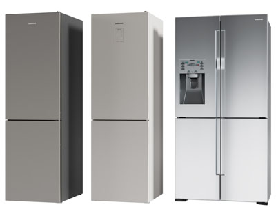 现代左右门电冰箱3d模型 现代左右门电冰箱