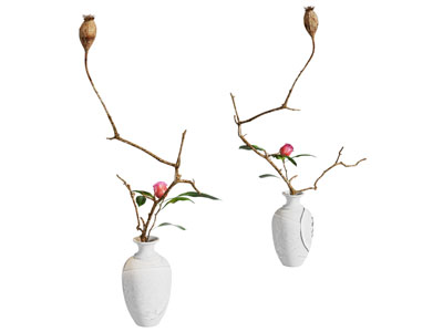 新中式花瓶花卉