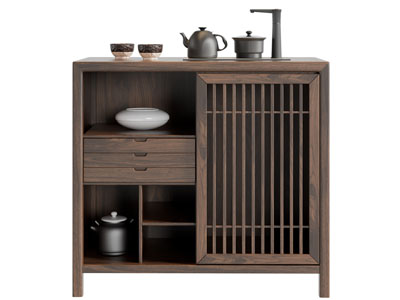 新中式实木茶柜 餐边柜