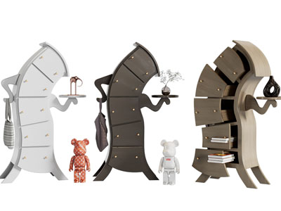 现代创意木质装饰柜 斗柜 边柜