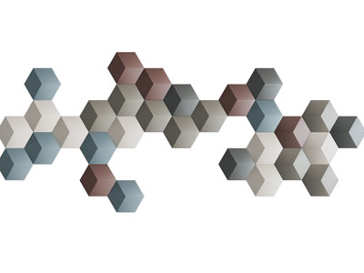 现代多边形墙饰挂件