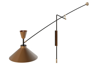 现代可转向壁灯