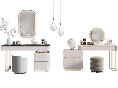 现代轻奢化妆 梳妆台