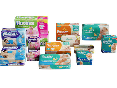 现代宝宝纸尿裤 尿片 生活用品