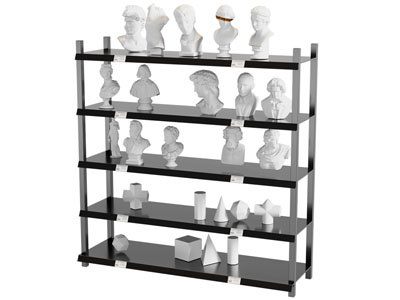 欧式人物头像雕塑雕刻 摆件组合