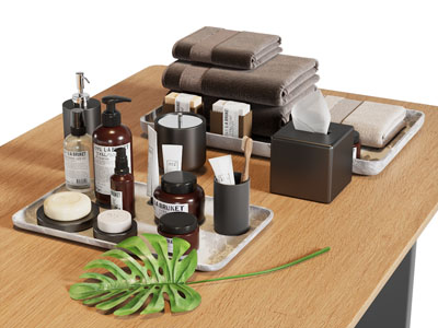 现代洗漱用品 牙缸 毛巾 卫浴小件