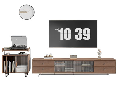 北欧电视柜 电视 边柜