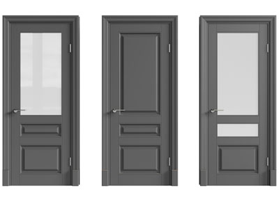 美式玻璃门 木门 平开门 房门3d模型 美式玻璃门 木门 平开门 房门