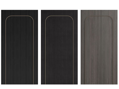 现代实木柜门3d模型 现代实木柜门