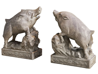 现代猪雕塑雕刻3d模型 现代猪雕塑雕刻