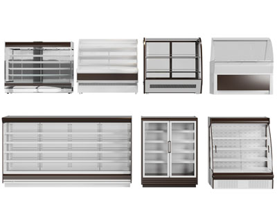 现代展柜 保鲜柜 货架冰箱