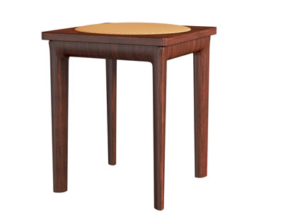 现代方形实木的凳子
