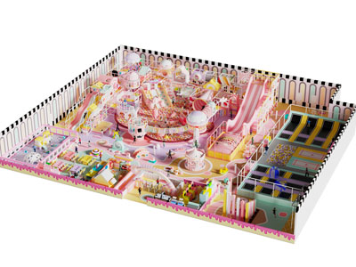 现代儿童游乐场3d模型 现代儿童游乐场