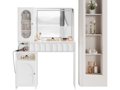 现代化妆 梳妆台 装饰柜