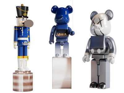 现代暴力熊 胡桃夹子 雕塑雕刻摆件3d模型 现代暴力熊 胡桃夹子 雕塑雕刻摆件