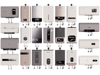 现代燃气热水器 电热水器3d模型 现代燃气热水器 电热水器
