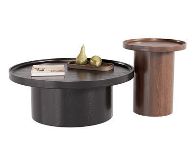 现代圆形茶几边几3d模型 现代圆形茶几边几