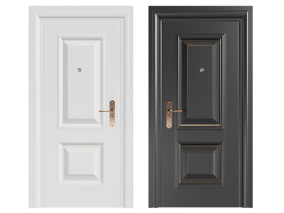 简欧木门 房门 平开门3d模型 简欧木门 房门 平开门