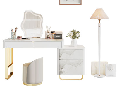 现代轻奢化妆 梳妆台