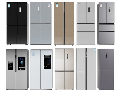 现代电冰箱3d模型 现代电冰箱