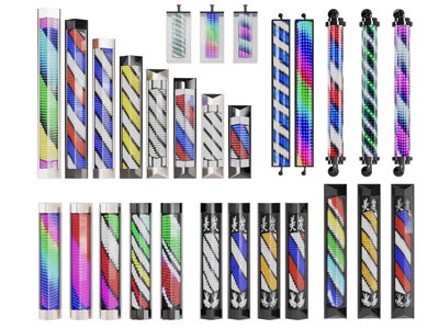 现代美容店广告灯箱 亚克力灯箱3d模型 现代美容店广告灯箱 亚克力灯箱