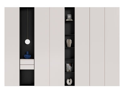 现代装饰衣柜3d模型 现代装饰衣柜