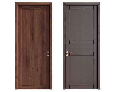 现代木门 房门 平开门3d模型 现代木门 房门 平开门