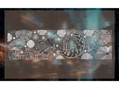 现代霓虹灯 装饰灯 灯饰画