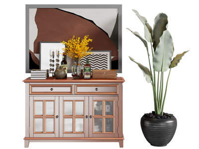 现代餐边柜 边柜3d模型 现代餐边柜 边柜