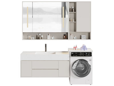 现代洗手台 镜柜 浴室柜