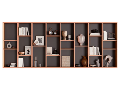 现代装饰书柜