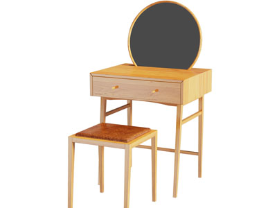 现代实木化妆 梳妆台