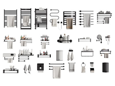 现代毛巾架 卫浴小件