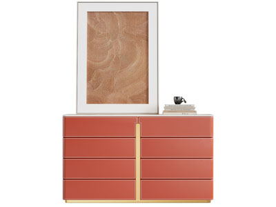 现代玄关柜 装饰画