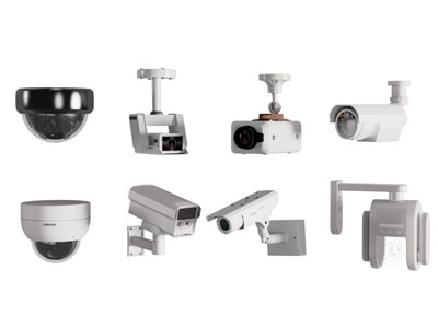 现代360监控摄像头3d模型 现代360监控摄像头