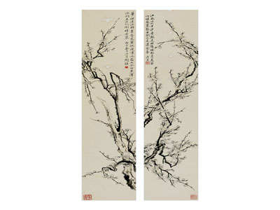 新中式装饰挂画3d模型 新中式装饰挂画