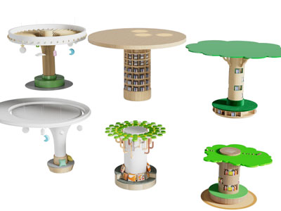 现代装饰柱子 景观柱子3d模型 现代装饰柱子 景观柱子