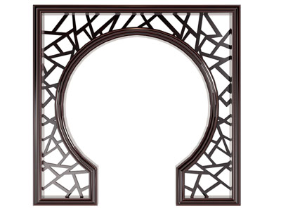 新中式门拱 隔断 门洞3d模型 新中式门拱 隔断 门洞