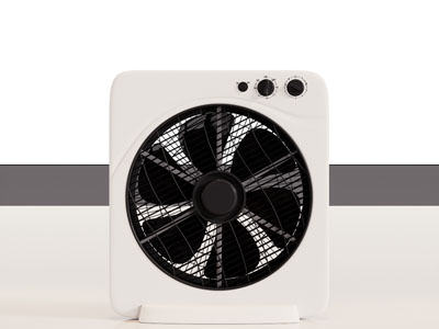 现代桌面电风扇3d模型 现代桌面电风扇