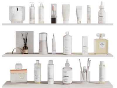 现代护肤品 香水 化妆品