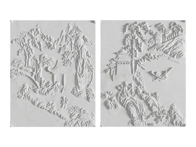 新中式浮雕 装饰挂画3d模型 新中式浮雕 装饰挂画