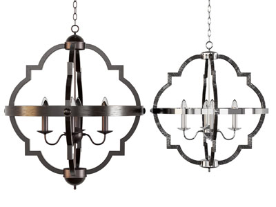 工业风loft烛台金属吊灯