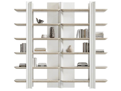 现代开放式装饰书柜3d模型 现代开放式装饰书柜