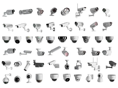 现代监控器 360摄像头3d模型 现代监控器 360摄像头