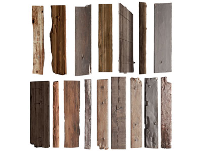 现代破旧朽坏的木材 木头 木板