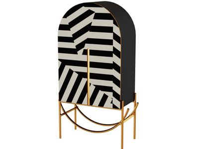 现代轻奢高脚玄关柜 边柜3d模型 现代轻奢高脚玄关柜 边柜