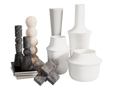 现代陶瓷器皿 摆件组合