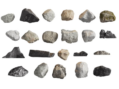 现代石头 景观石