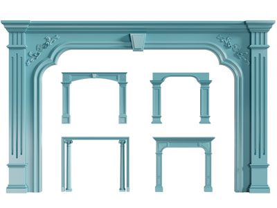 地中海垭口 门套 门拱3d模型 地中海垭口 门套 门拱