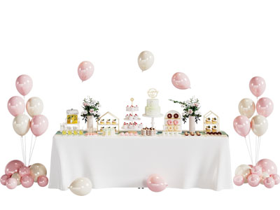 现代轻奢美陈 茶歇 下午茶美陈